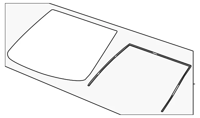 Windshield - GM (26523842) - view 2