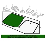 Windshield - GM (26523842) - view 6