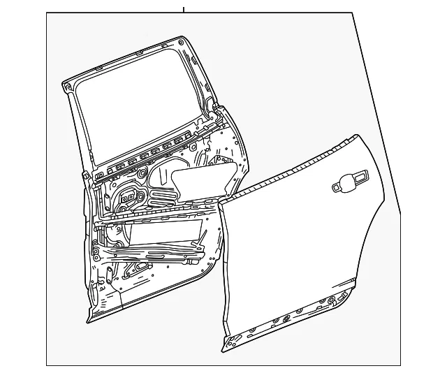 Door Shell - GM (26524959) - view 2
