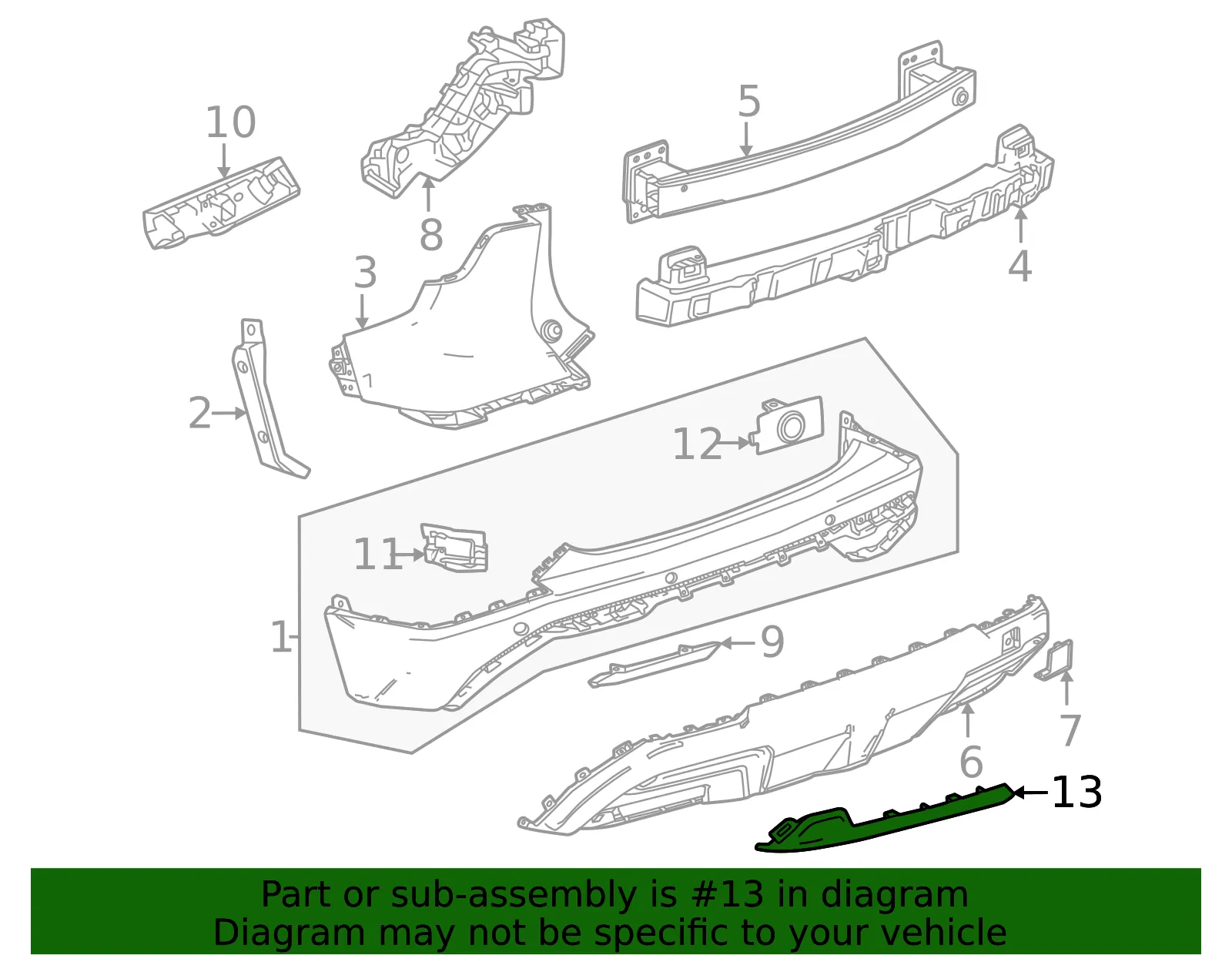 Molding - GM (26530385) - view 3