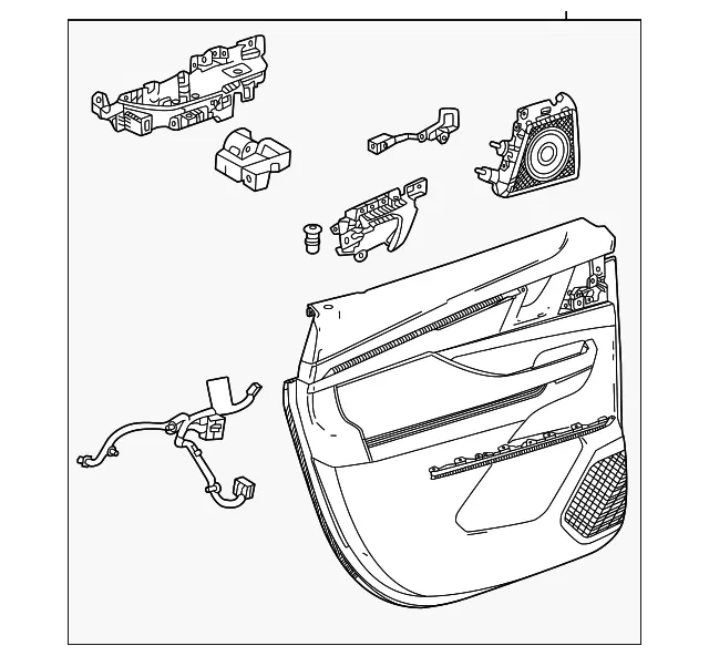 Door Trim Panel - GM (26533112)