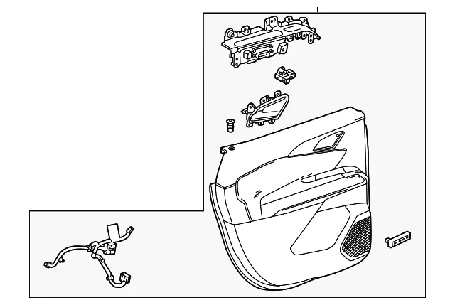 Door Trim Panel - GM (26533488) - view 6