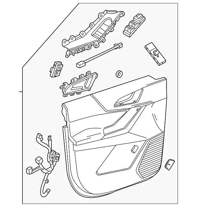 Door Trim Panel - GM (26556119)