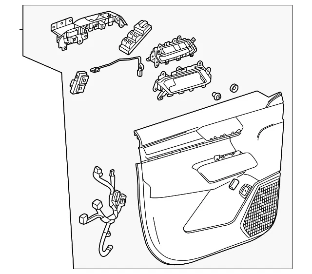 Door Trim Panel - GM (26558182)