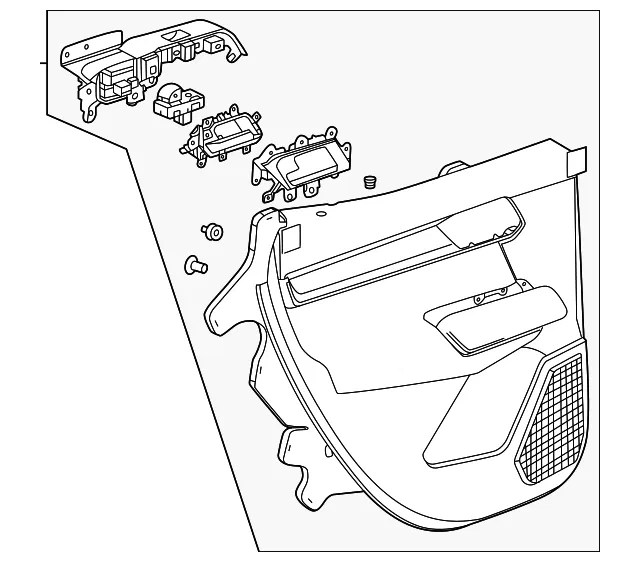 Door Trim Panel - GM (26558207)