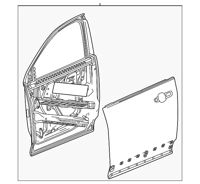 Door Shell - GM (26560562) - view 2