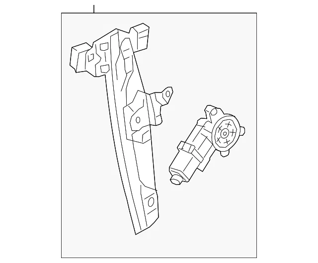 Window Regulator - GM (26572478) - view 2