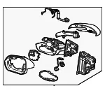Mirror Assembly - GM (26575852) - view 15