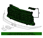 Front Grille - GM (26588996) - view 4