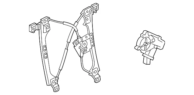 Window Regulator - GM (26596205) - view 2