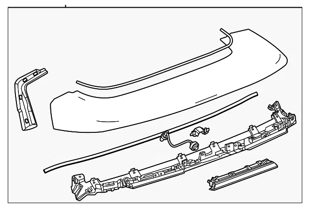 Spoiler Assembly - GM (26612333)
