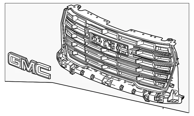 Grille - GM (26612495) - view 2