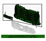 Grille - GM (26612495) - view 7