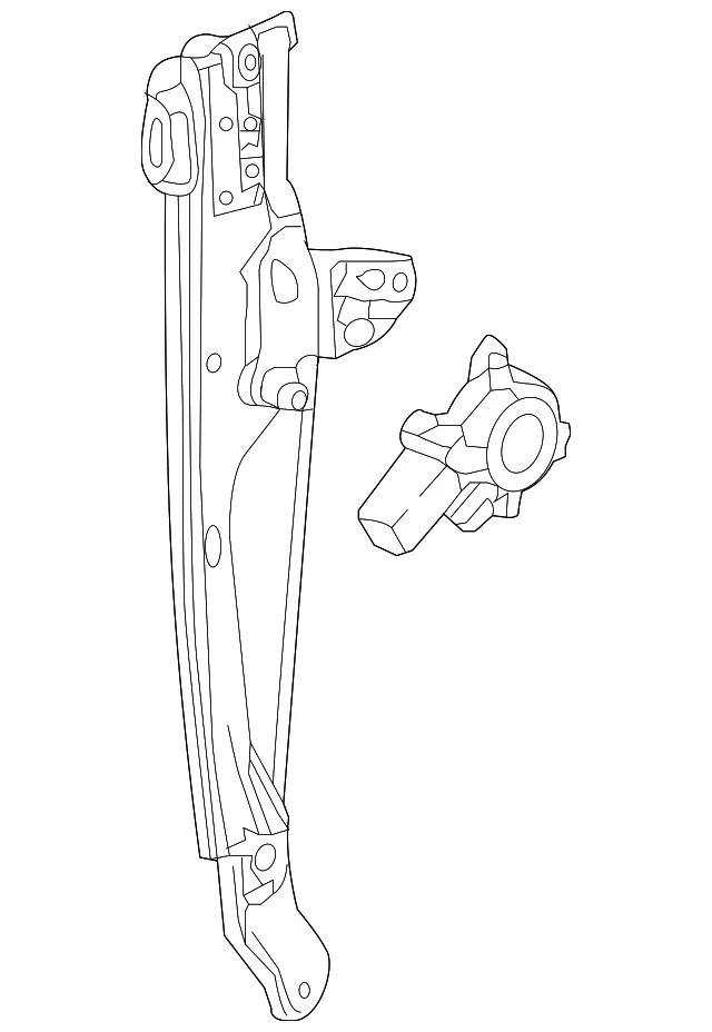 Window Regulator - GM (26619089) - view 2