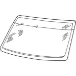 Windshield - Ford (2c5z7803100ba) - view 7