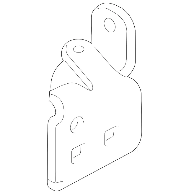 Door Hinge - Ford (2t1z6122801a) - view 2