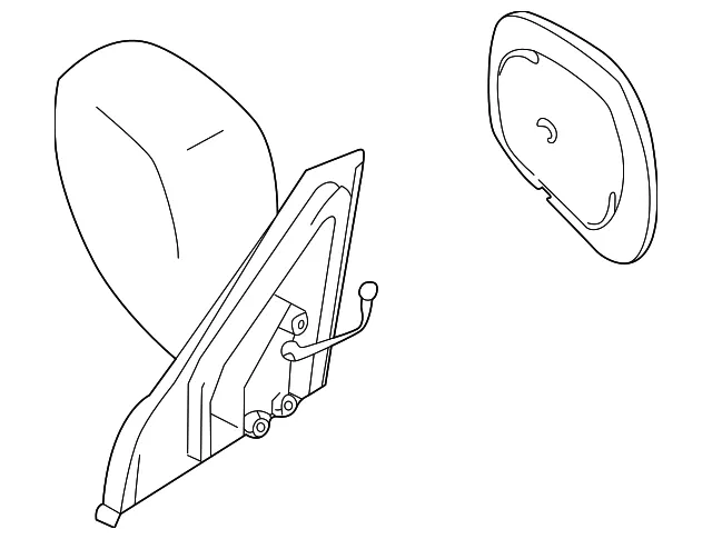 Mirror Assembly - Passenger Side (RH) - GM (30021537)