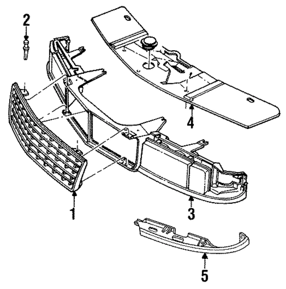 Grille - GM (3544701)