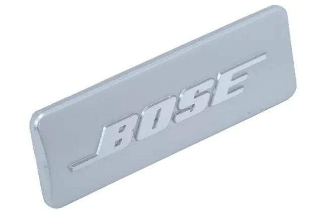 Galvano Silver Radio Front Side Door Speaker Grille Emblem - GM (39031213)