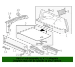 Handle Upper Retainer - GM (39048159) - view 6