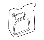 Water Deflector - Driver's Side (LH) - GM (39087559) - view 5