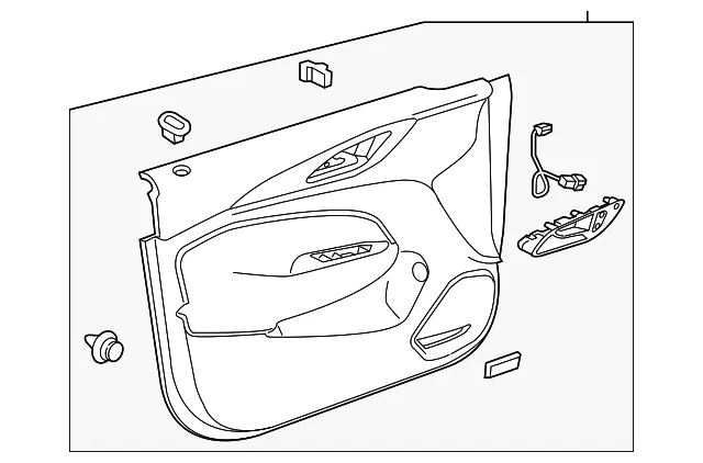Door Trim Panel - GM (39138321)
