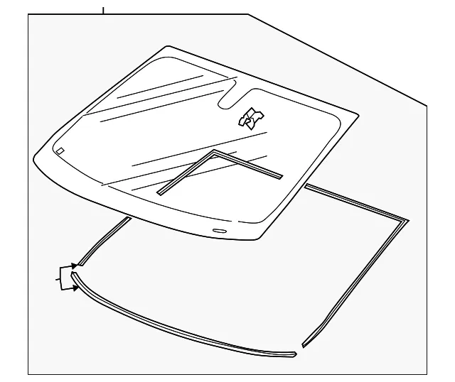 Windshield - GM (39186836) - view 2