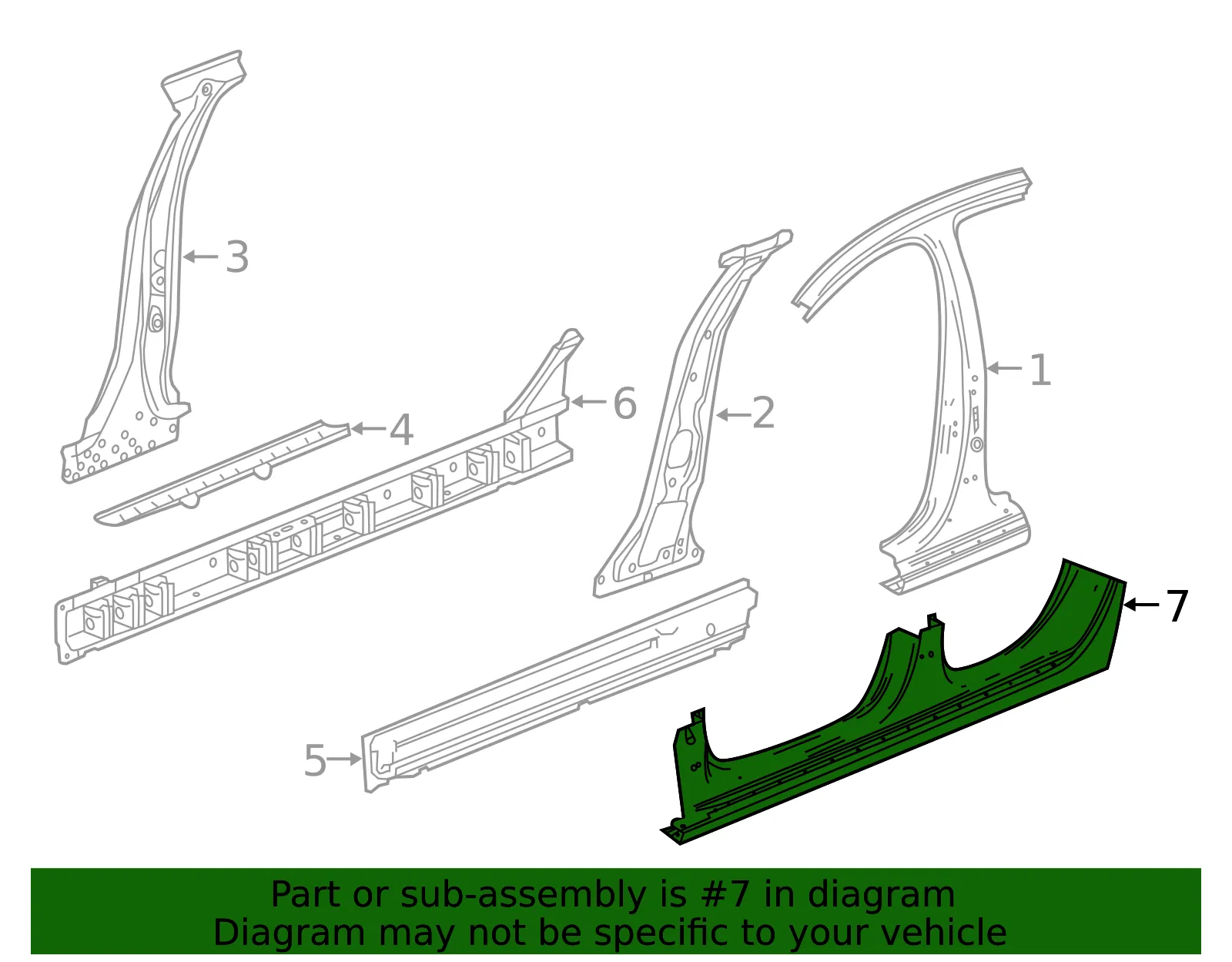 Rocker Panel - GM (39238658) - view 3