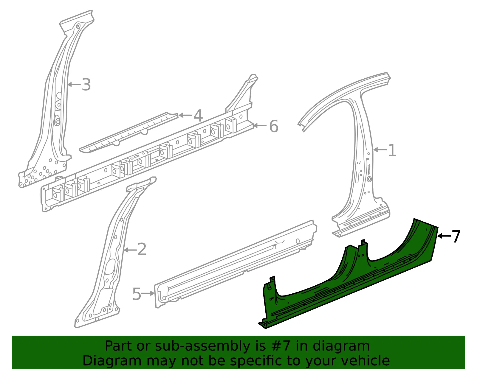 Rocker Panel - GM (39238686) - view 2