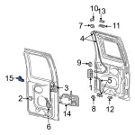Hinge - Ford (3C2Z-1542900-B) - view 18