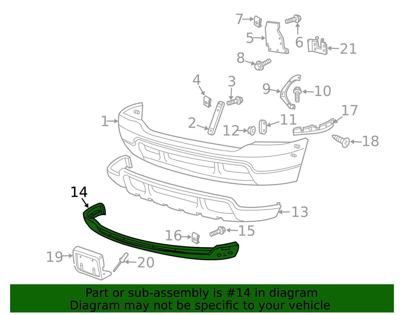 Valance Panel - Ford (3C3Z-17626-AAA) - view 6