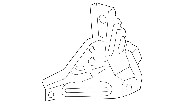 Fender Bracket - Driver's Side (LH) - GM (42334479) - view 3