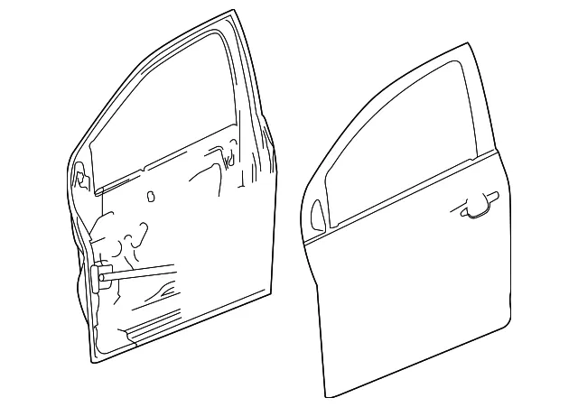 Door Shell - Driver's Side (LH) - GM (42349032) - view 3