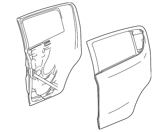 Door Shell - Driver's Side (LH) - GM (42357431) - view 2