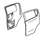 Door Shell - Driver's Side (LH) - GM (42357431) - view 6