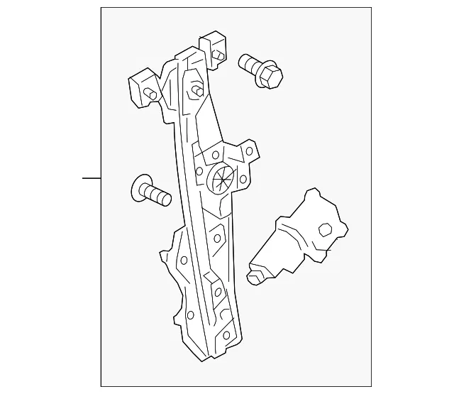 Window Regulator - GM (42439343) - view 2