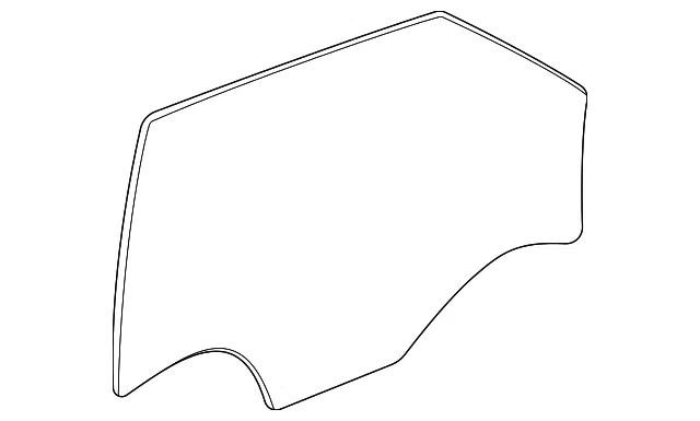 Front Driver Side Door Window - GM (42484705) - view 3