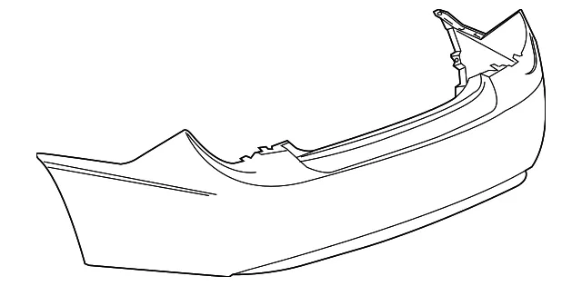 Rear Bumper Cover - GM (42495310) - view 3