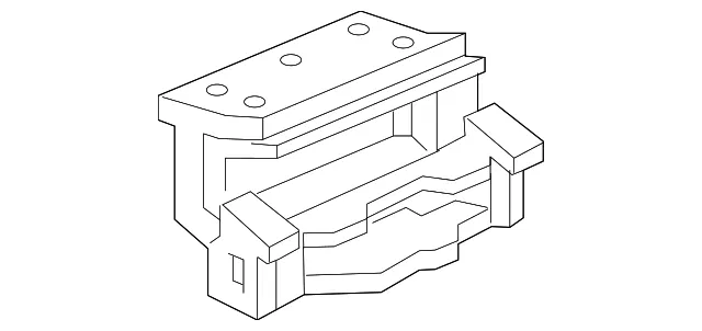 Front Floor Console Armrest Hinge - GM (42503104) - view 2