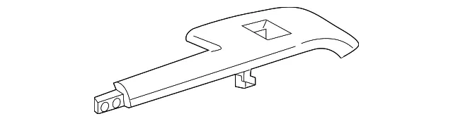 Pull Handle - Driver's Side (LH) - GM (42518366) - view 3