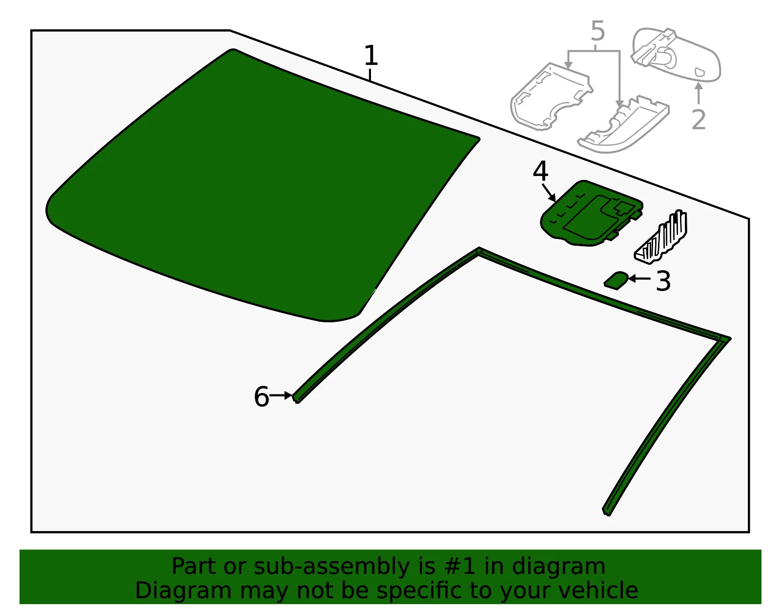 Windshield - GM (42527035) - view 3