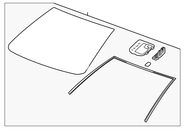 Windshield - GM (42527037) - view 2