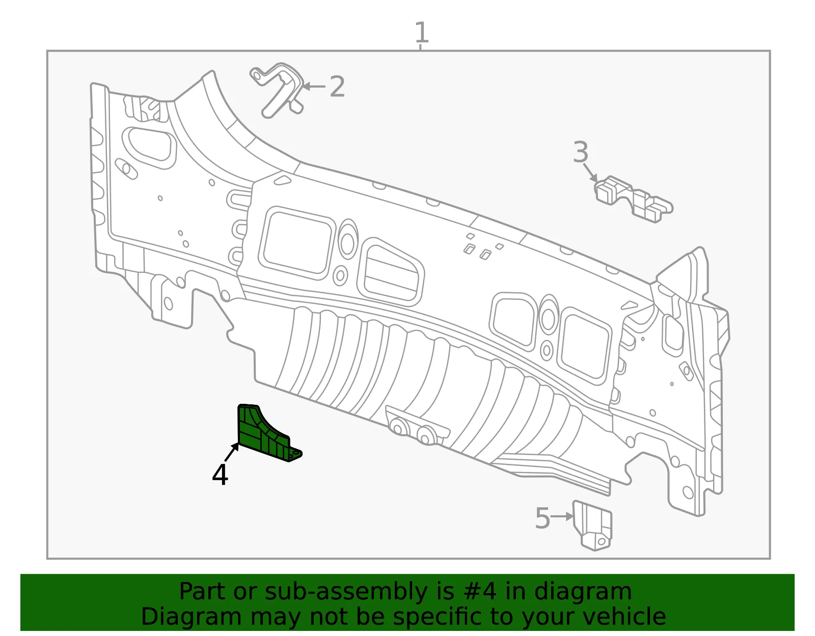 Bumper Bracket - GM (42588920) - view 3