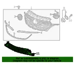 Lower Grille - GM (42592136) - view 9