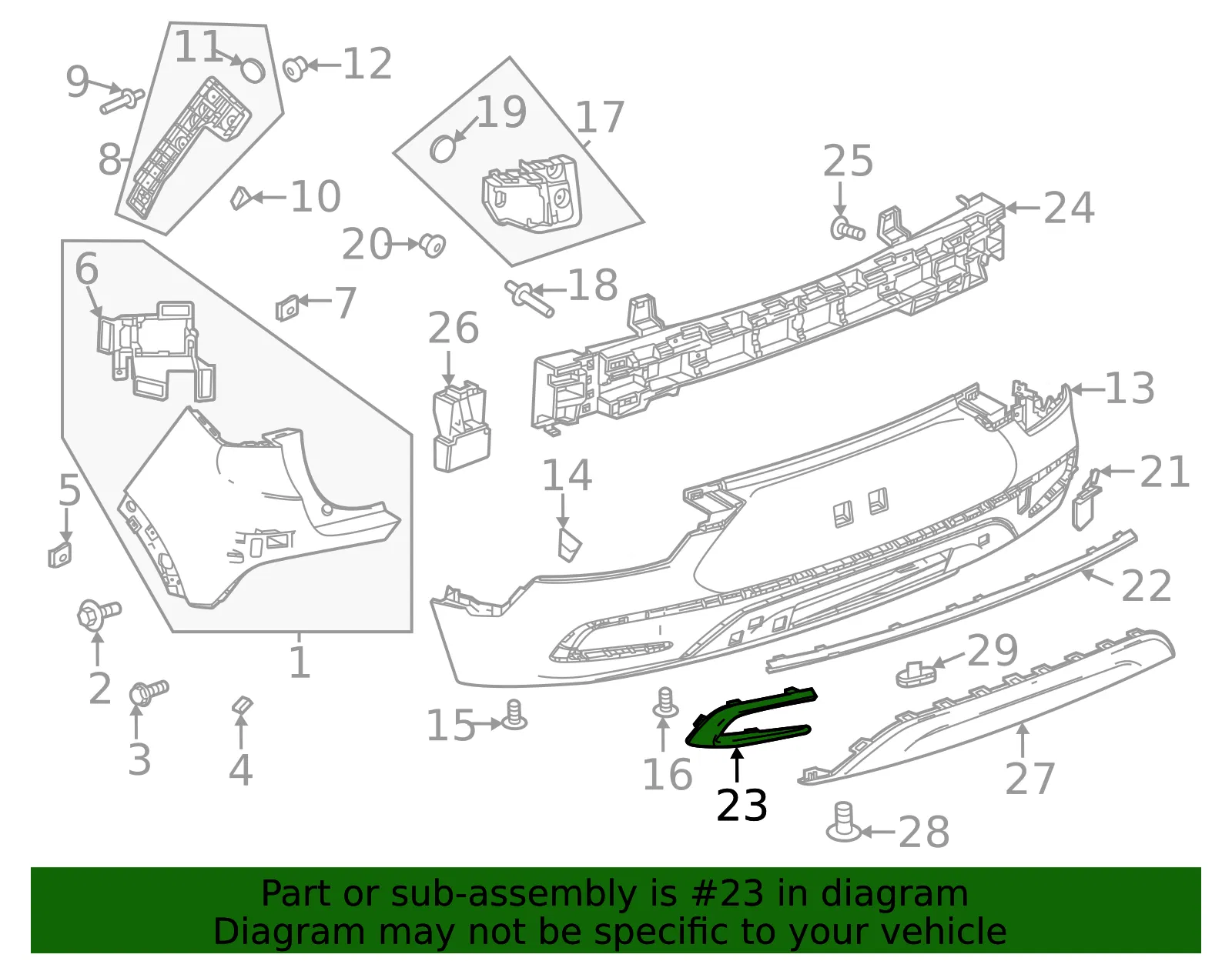 Outer Molding - GM (42598772) - view 3