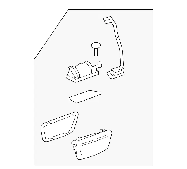 Liftgate Outside Pull Handle - GM (42613005) - view 4