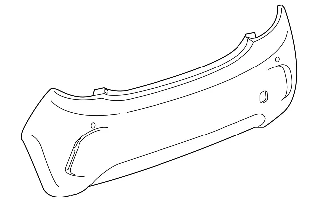 Rear Bumper Fascia - GM (42625942) - view 2