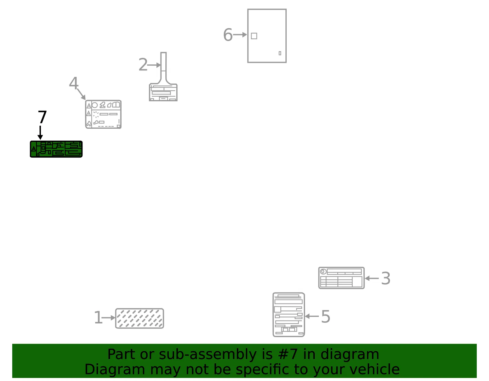 Hybrid High Voltage Information Label - GM (42657324) - view 3