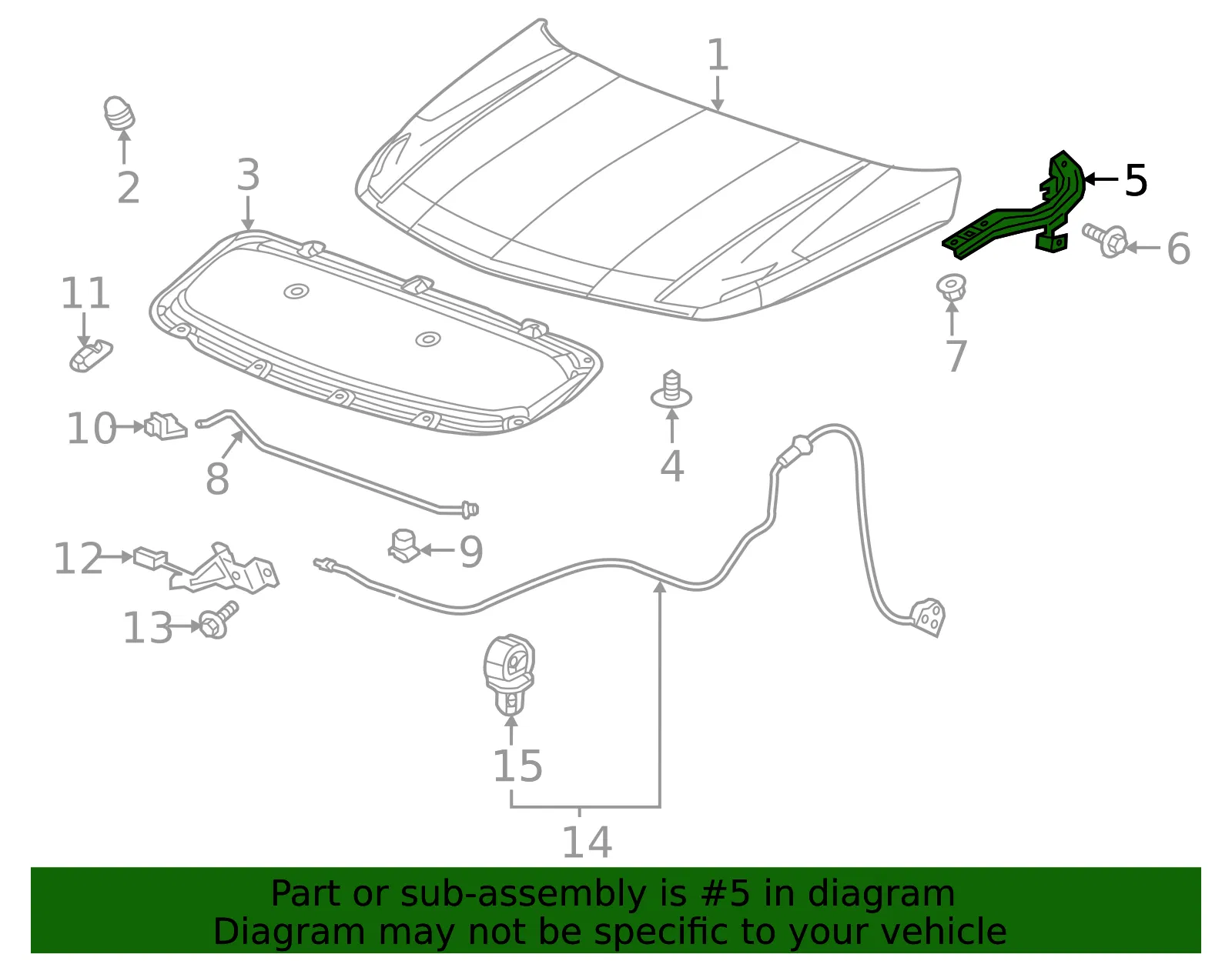 Hinge - GM (42692629) - view 4