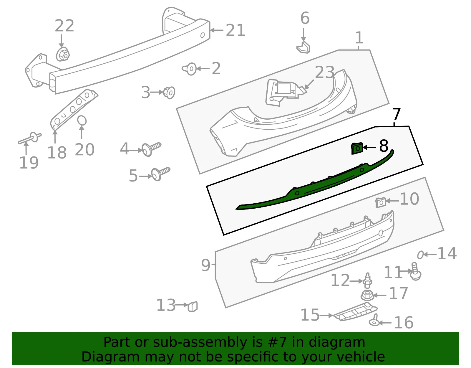 Upper Molding - GM (42726400) - view 4